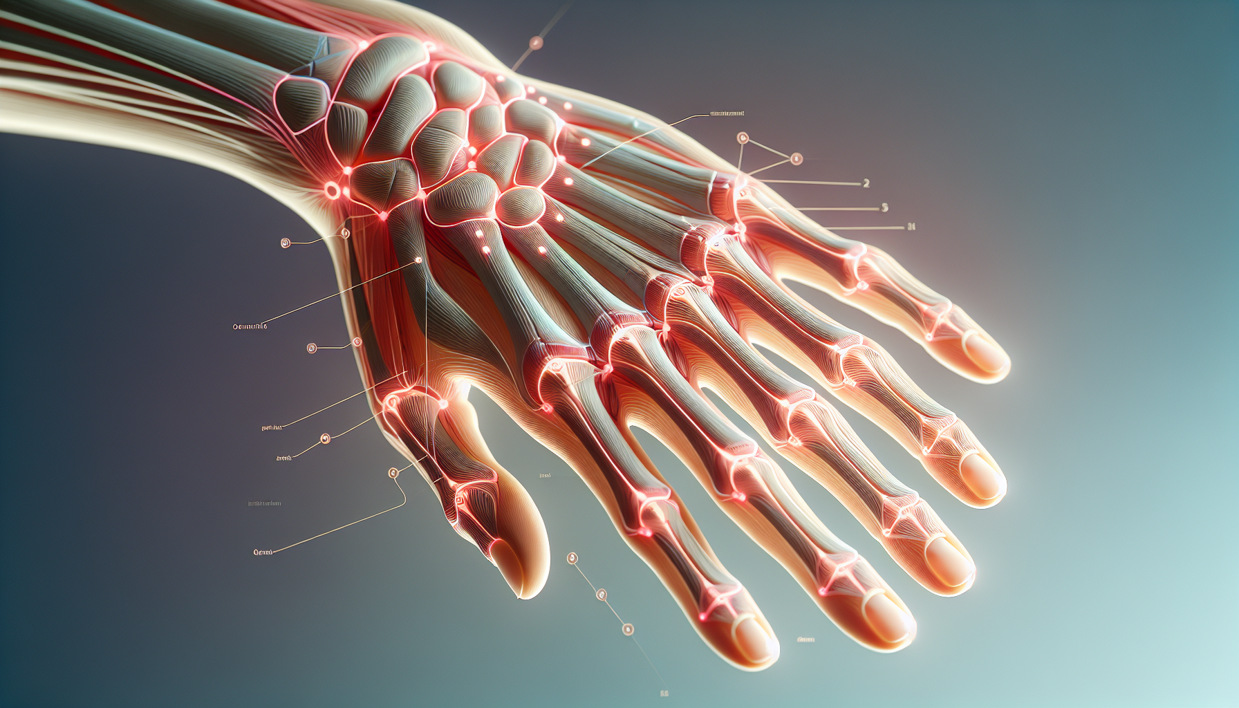 Illustration of finger joints