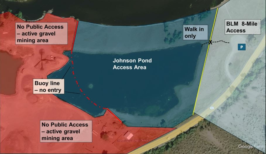 johnson pond map