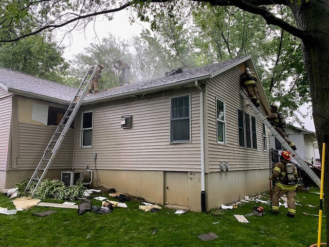 Lower West Branch Road fire