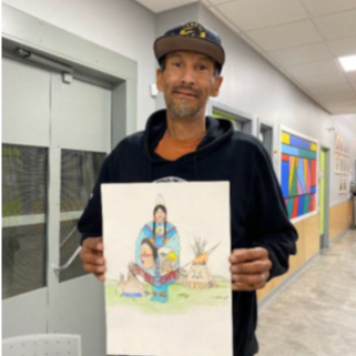 Jon is Bissell Centre’s artist in residence.