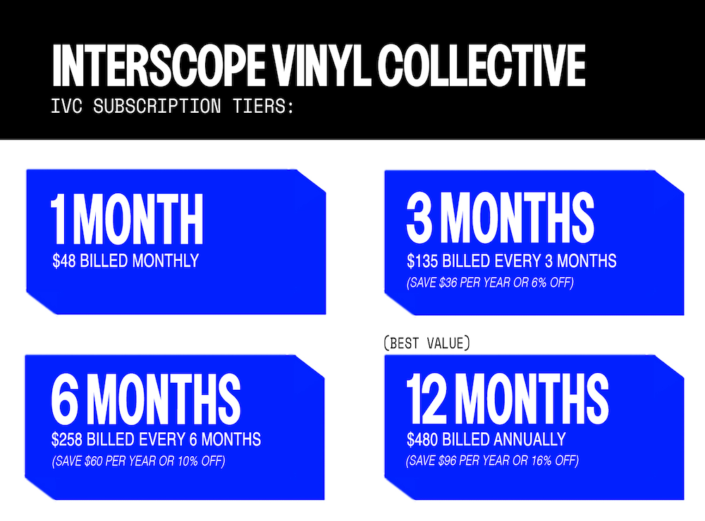 Interscope Vinyl Collective First Access to Join