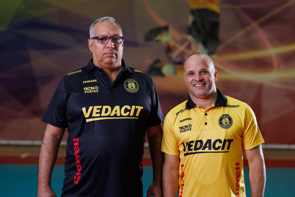 Nery Tambeiro (técnico) e Anderson Marsili (gestor esportivo VVG) (Marcelo Machado de Melo)