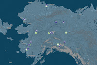 image of river ice in Alaska