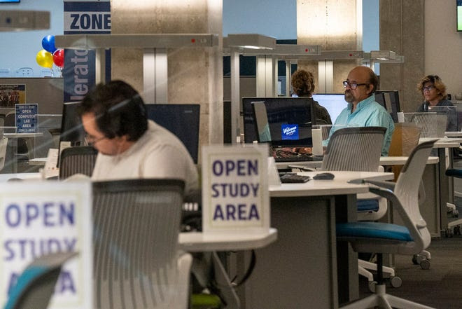 Students study at Austin Community College Highland campus on Sept. 7, 2023. (Credit: Mikala Compton/American-Statesman/File) (Credit: Mikala Compton)