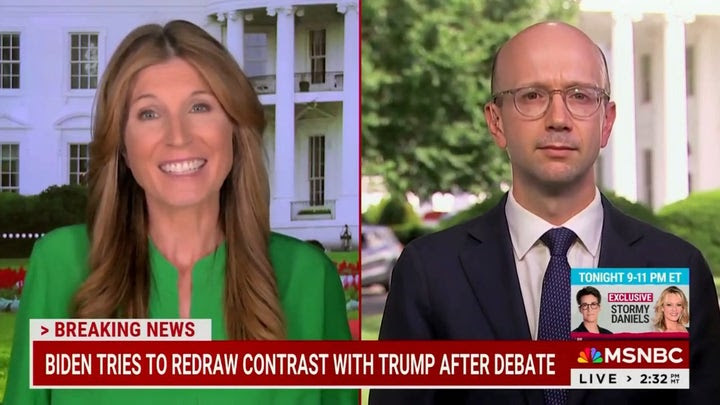 MSNBC 主持人在災難性辯論後滔滔不絕地談論拜登「歷史性成功」的領導能力