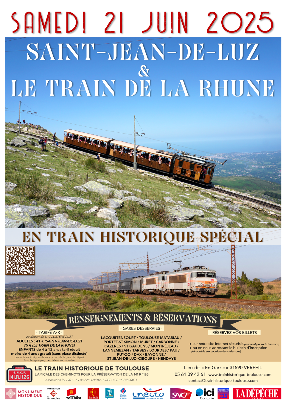 Affiche St-JEAN-DE-LUZ / LA RHUNE 21 06 2025
