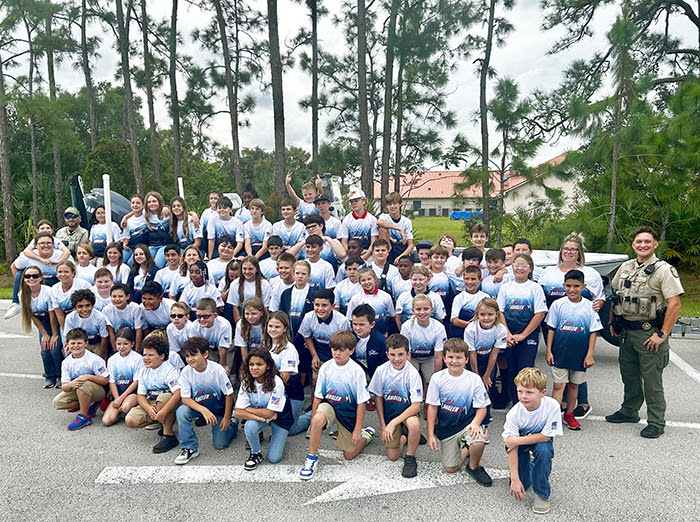 group of youth anglers