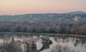 Aviñón en el sur de Francia