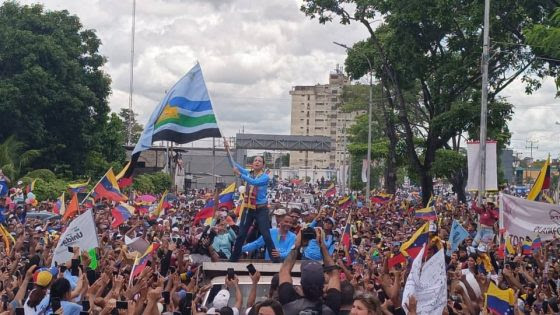 Monumental concentración en apoyo a Edmundo González colmó avenidas Libertador y Universidad en Maturín