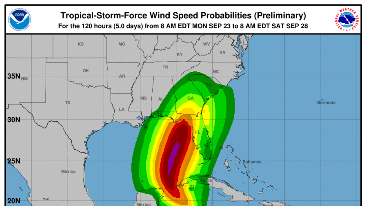 El preocupante pronóstico del Centro Nacional de Huracanes por la potencial formación de la tormenta Helene en el golfo de México