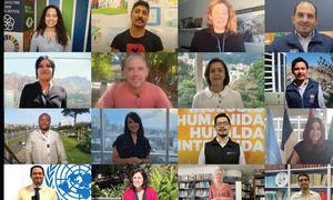 Personal de Naciones Unidas hispano hablantes. 