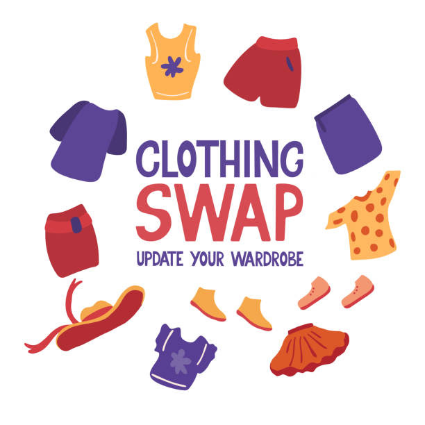 160+ Clothes Swap Stock Illustrations, Royalty-Free Vector ...