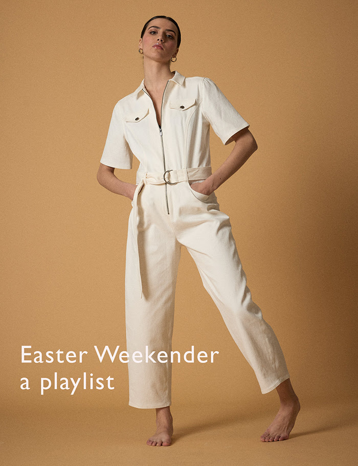 Frankie Ivory Twill Jumpsuit