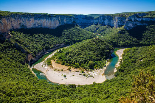 France, Ardeche River in Gorges