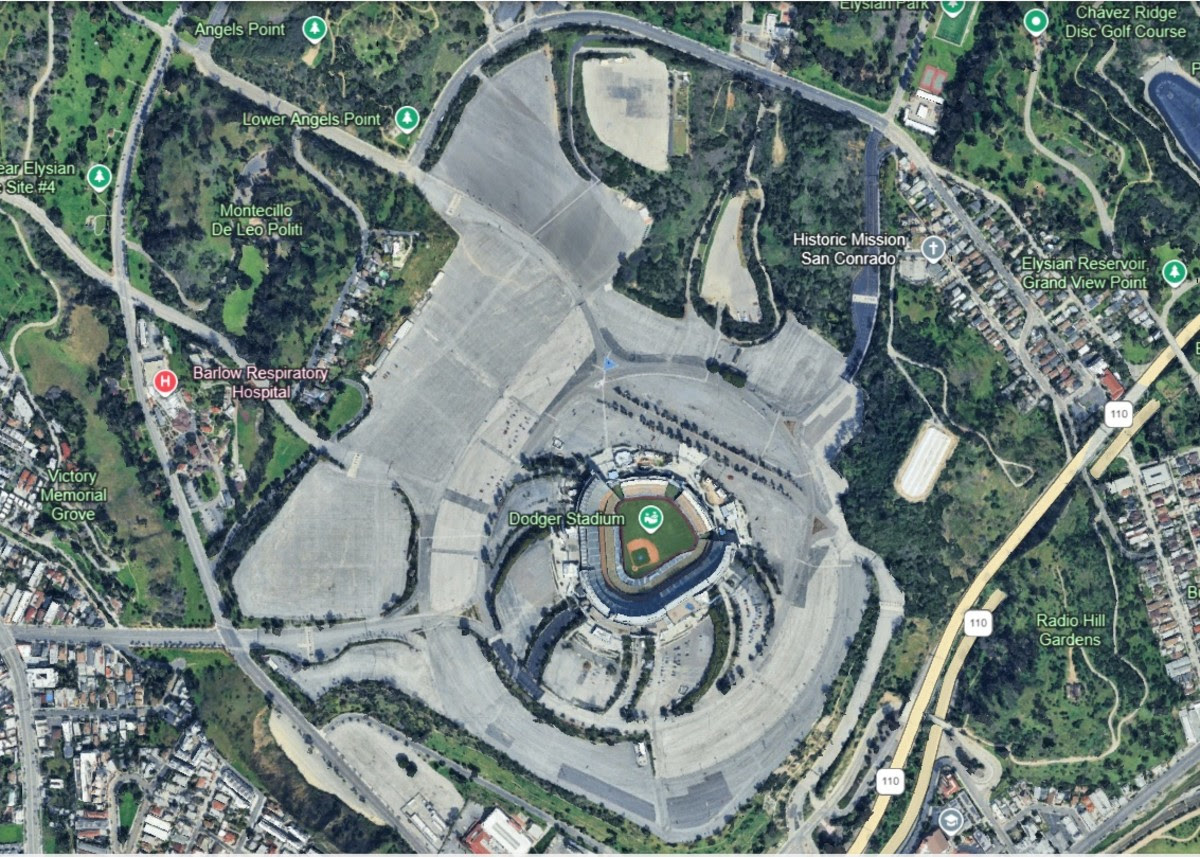 Dodger Stadium Aerial View
