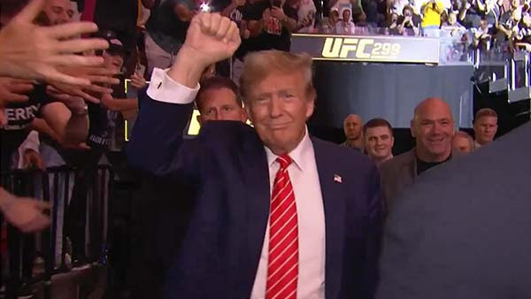 Trump Rocks UFC 