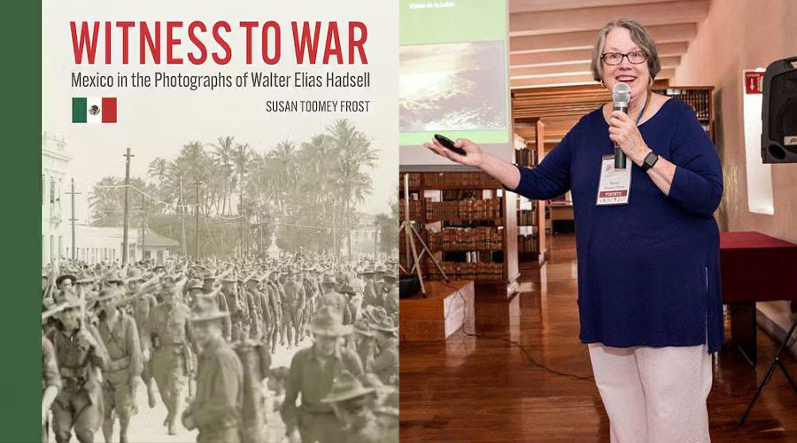 Wittness to War Book cover and photo of Susan Frost