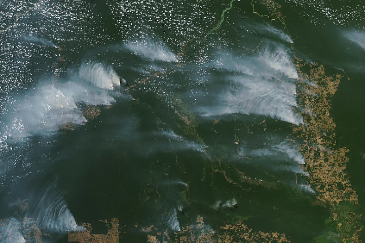 Fires Rage Along Brazil's Deforestation Frontier