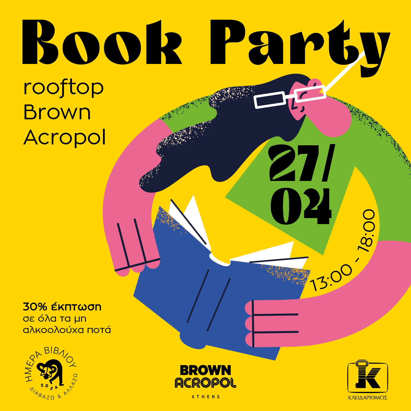 Bookparty at rooftop Brown Acropol