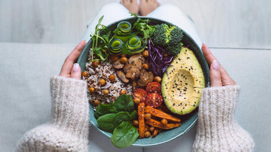 When it comes to building a lifestyle that reduces cancer risk, Andrews recommends making plant-based foods the centerpiece of meals. iStock