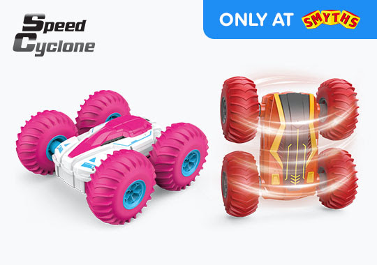 Speed Cyclone Radio Control Car in Orange and Red