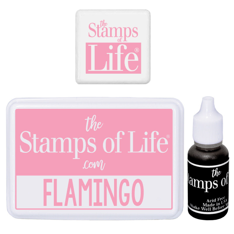 Image of Flamingo Ink Pads and Refill Set