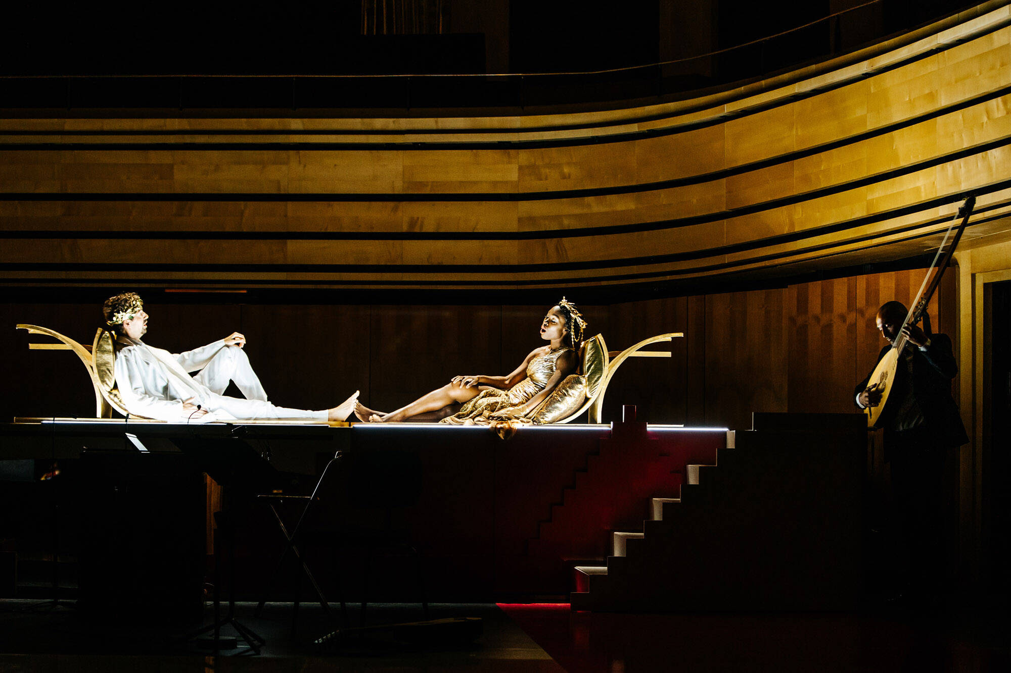 Le duo final représente l’apothéose du «Couronnement de Poppée» de Monteverdi, mis en scène par Ivan Fischer au Grand Théâtre de Genève.