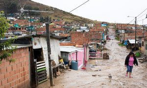 En América Latina hay 172 millones de personas en condiciones de pobreza. En la foto, el asentamiento irregular Altos de la Florida, en el sur de Bogotá, Colombia. 