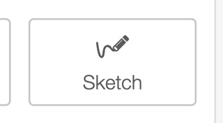 Image of a button used to add a sketch component to an activity screen.