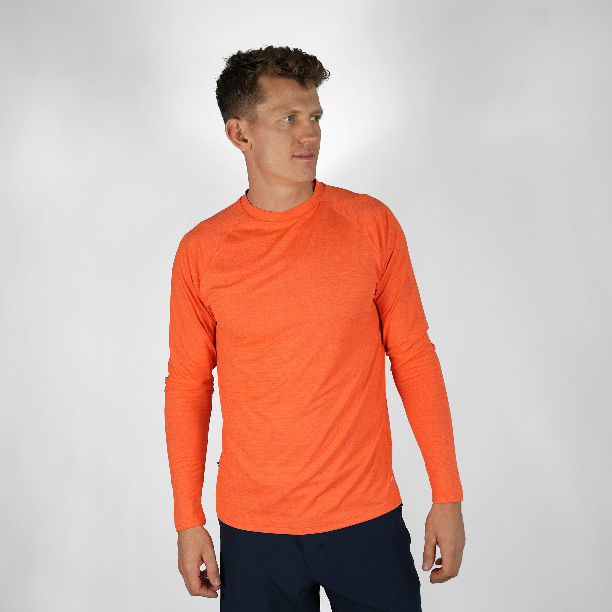 Image of UV Ocean Tech L/S Tee - Orange