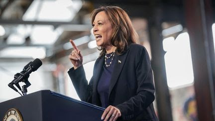 Présidentielle américaine : défiée par Donald Trump, Kamala Harris l'appelle à passer à son tour un test cognitif