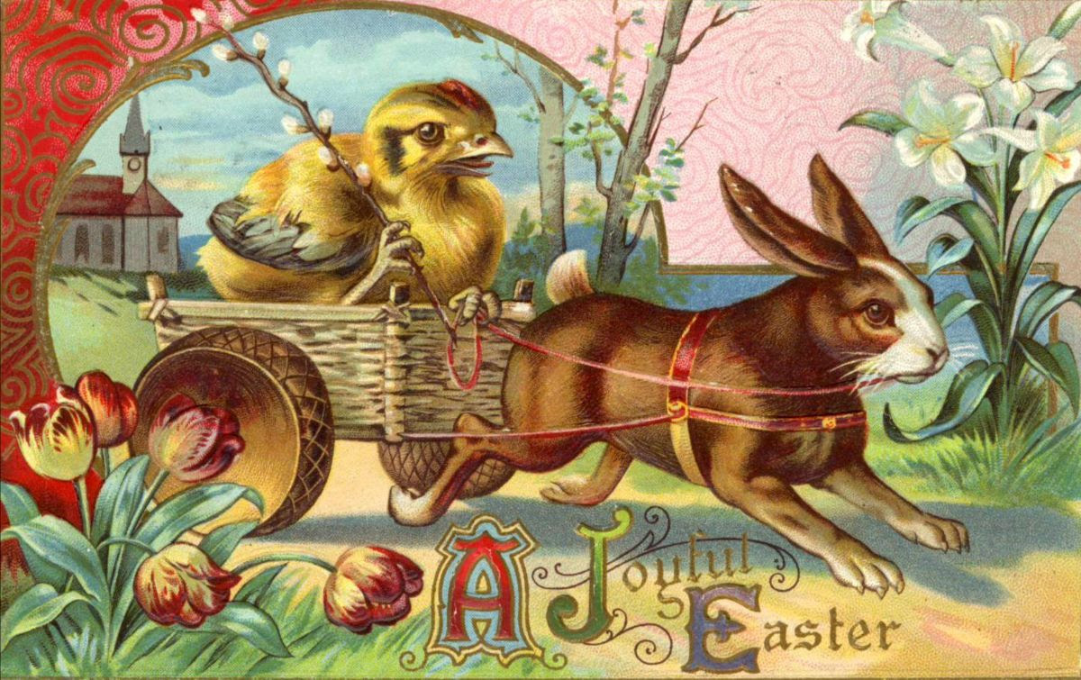 Antique Easter card.