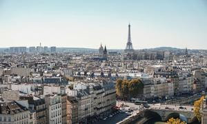 Horizonte de París (Francia), sede de los Juegos Olímpicos de 2024.