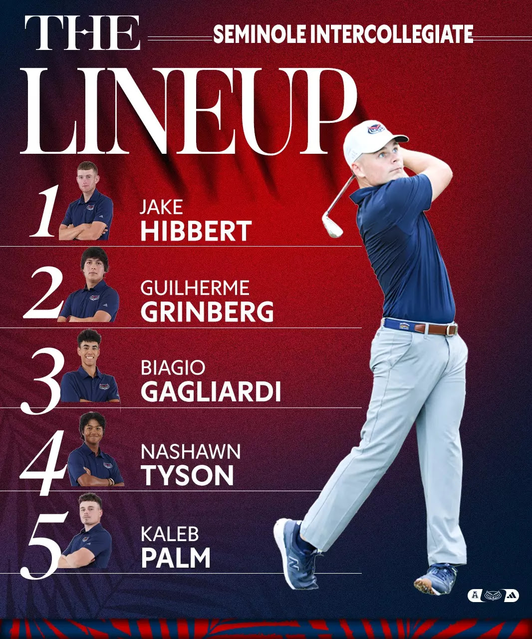 M-GOLF Seminole Lineup