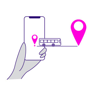 Iluustration of First Bus App