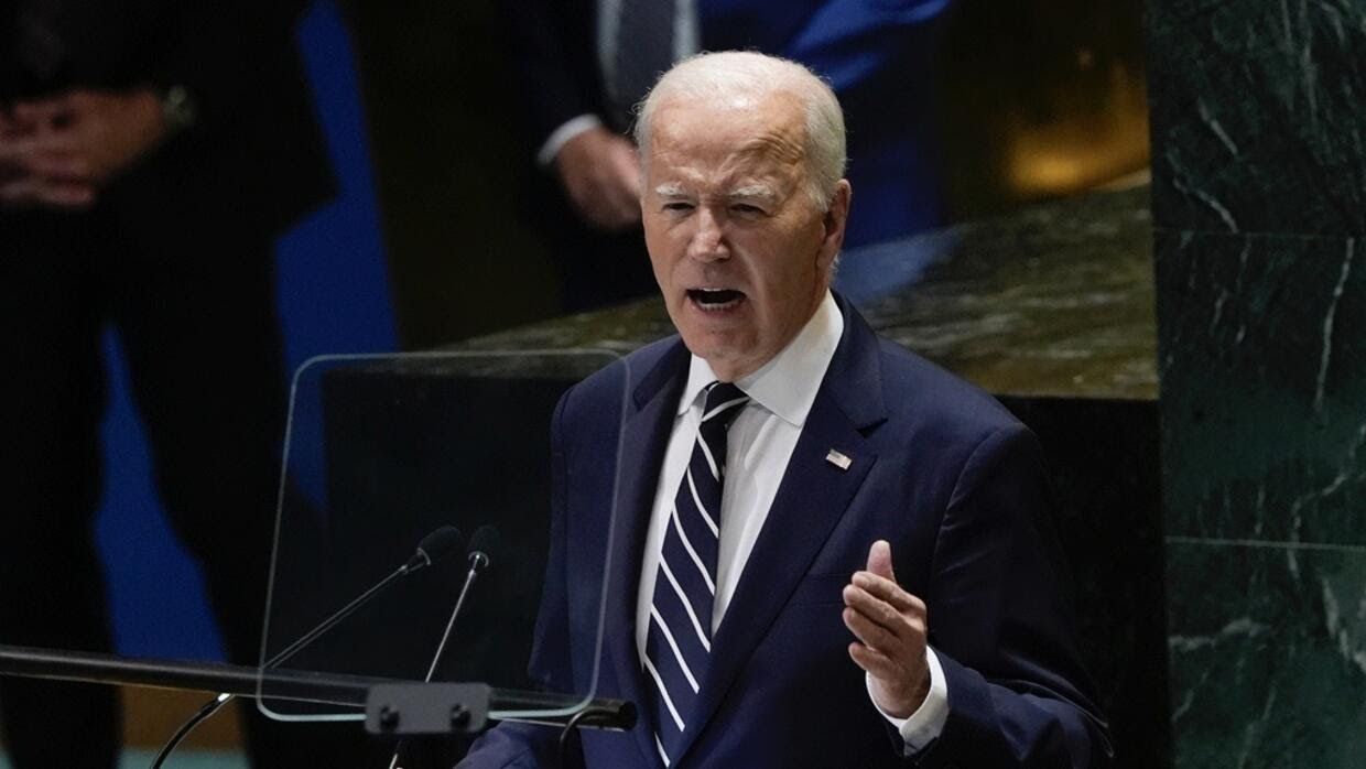 Biden alerta que el mundo está en 