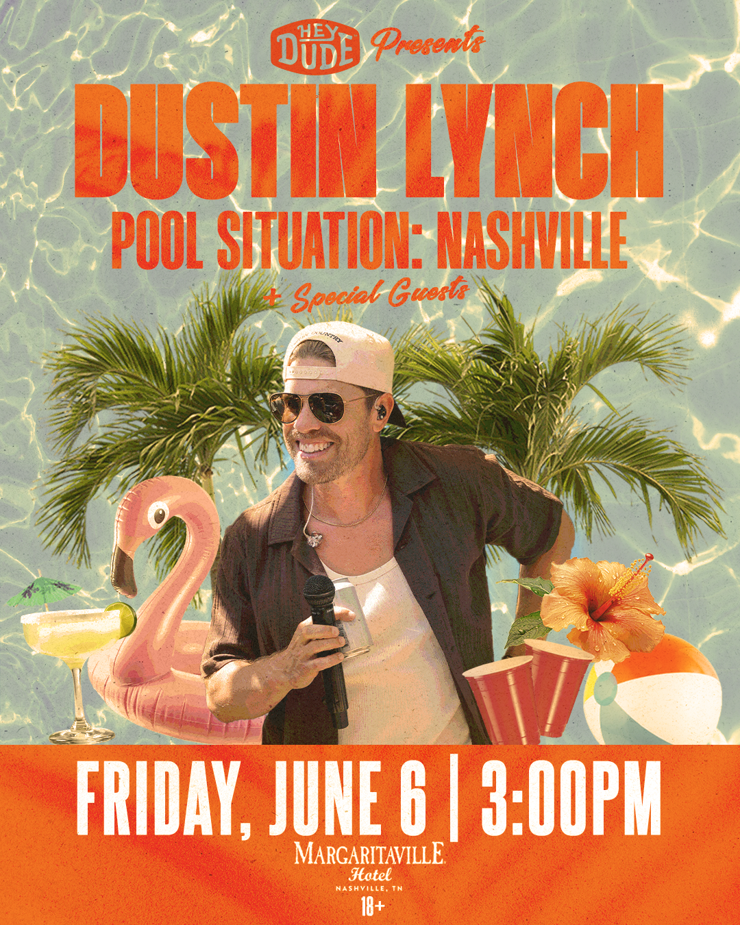 Dustin Lynch Pool Situation: Nashville