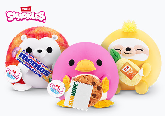 Super Savings on LEGO, PAW Patrol and more 19 Snackles Super Sized 35cm Snackle - Whitney /Hedgehog / Sloth