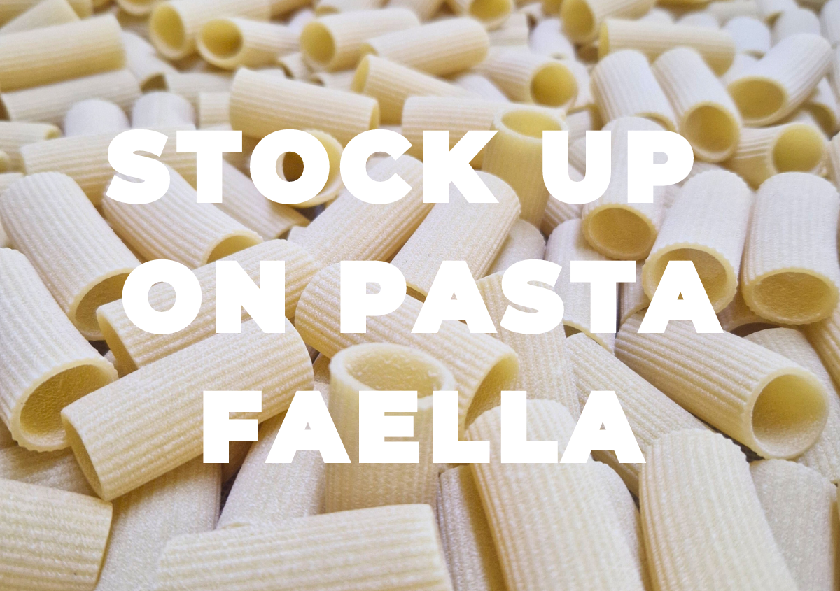 pastificio faella dried pasta rigatoni 