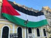 Estudiantes de la Universidad de Chile se movilizan por Palestina