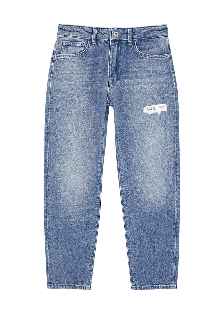 OFF-WHITE Diag logo denim jeans