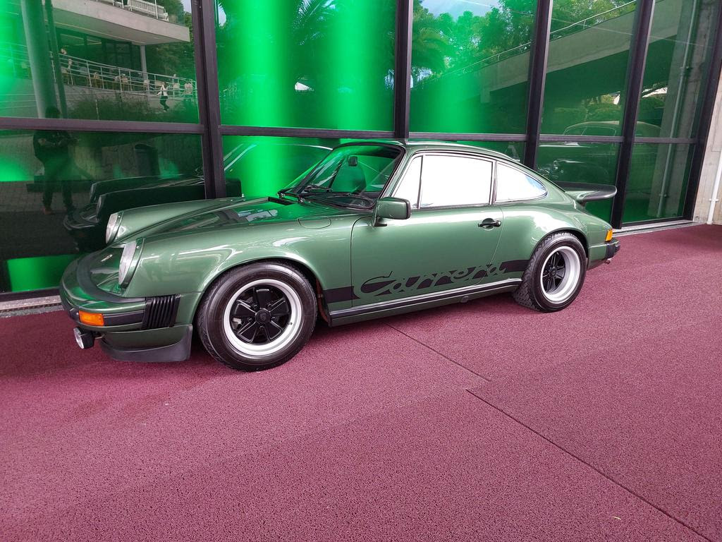 Porsche 911 Carrera exposto no museu CARDE (Luiz Alberto Pandini/Porsche Club Brasil)