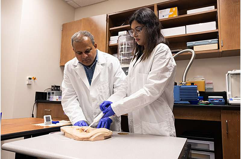 Life-saving spongelike "bandage" developed by UCF researchers rapidly stops hemorrhaging and mitigates risk of infection