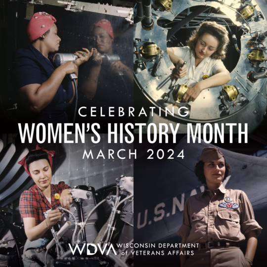 Women's History Month WDVA Image 2024