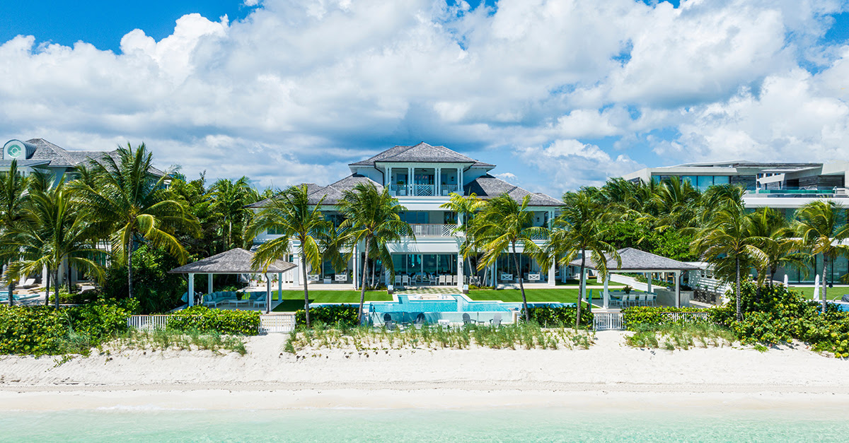 Mansión de lujo en las Bahamas.