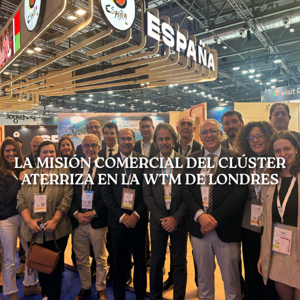 [:es]La misión comercial del Clúster aterriza en la WTM de Londres esta semanaA misión comercial do Clúster aterra na WTM de Londres esta semanaThe Cluster trade mission lands at WTM London this week