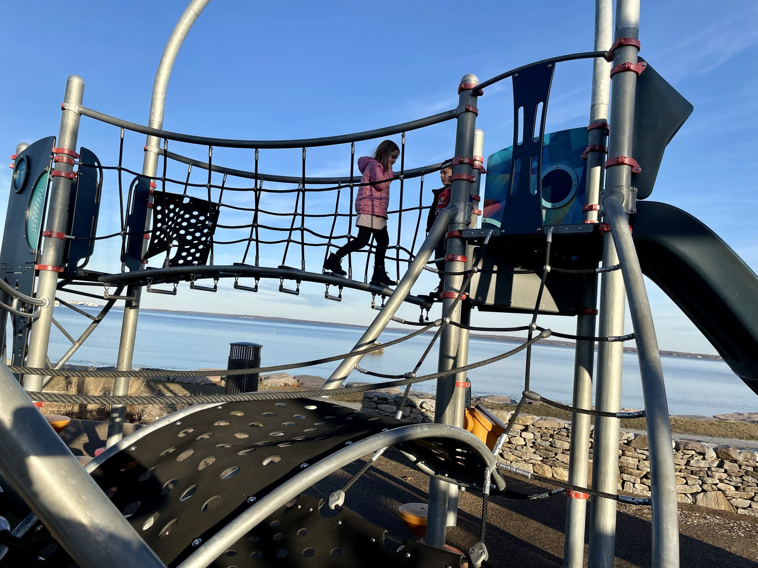 North Kingstown Town Beach with kids in Rhode Island