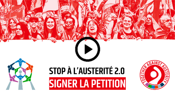 Euro manifestation à Bruxelles le 12 décembre contre l'austérité