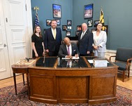 Governor Moore signs Executive Order 01.01.2024.31 Strengthening the State of Maryland’s Resilience Strategy (1)