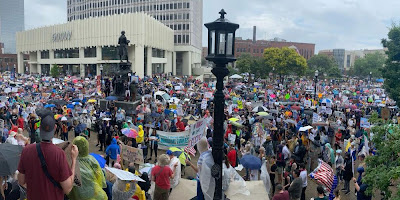 Close up of the crowd in Louisville
